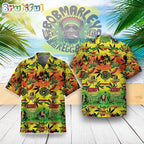 Bob Marley The King Of Reggae Hawaiian Shirt