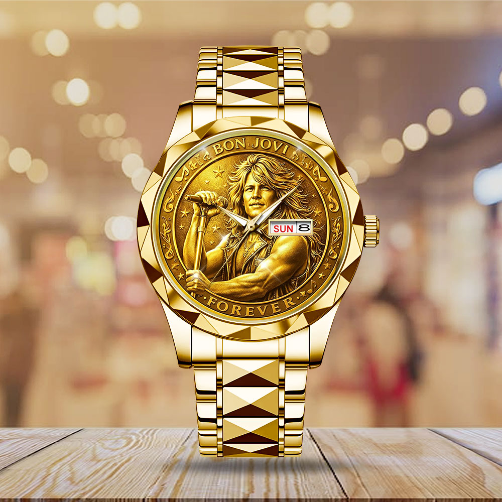 Bon Jovi Alloy Luxury Quartz Watch - MAITM14716