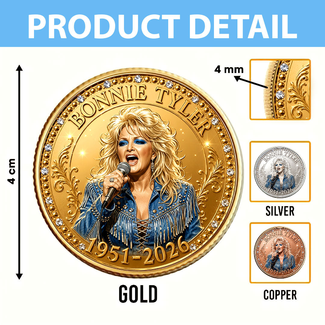 Bonnie Tyler Commemorative Coin – HOATT20051