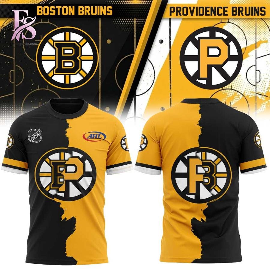 Boston Bruins Providence Bruins Mashup Logo Shirt
