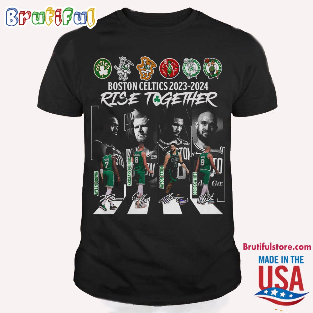 Boston Celtics 2023-2024 Rise Together Signature T Shirt