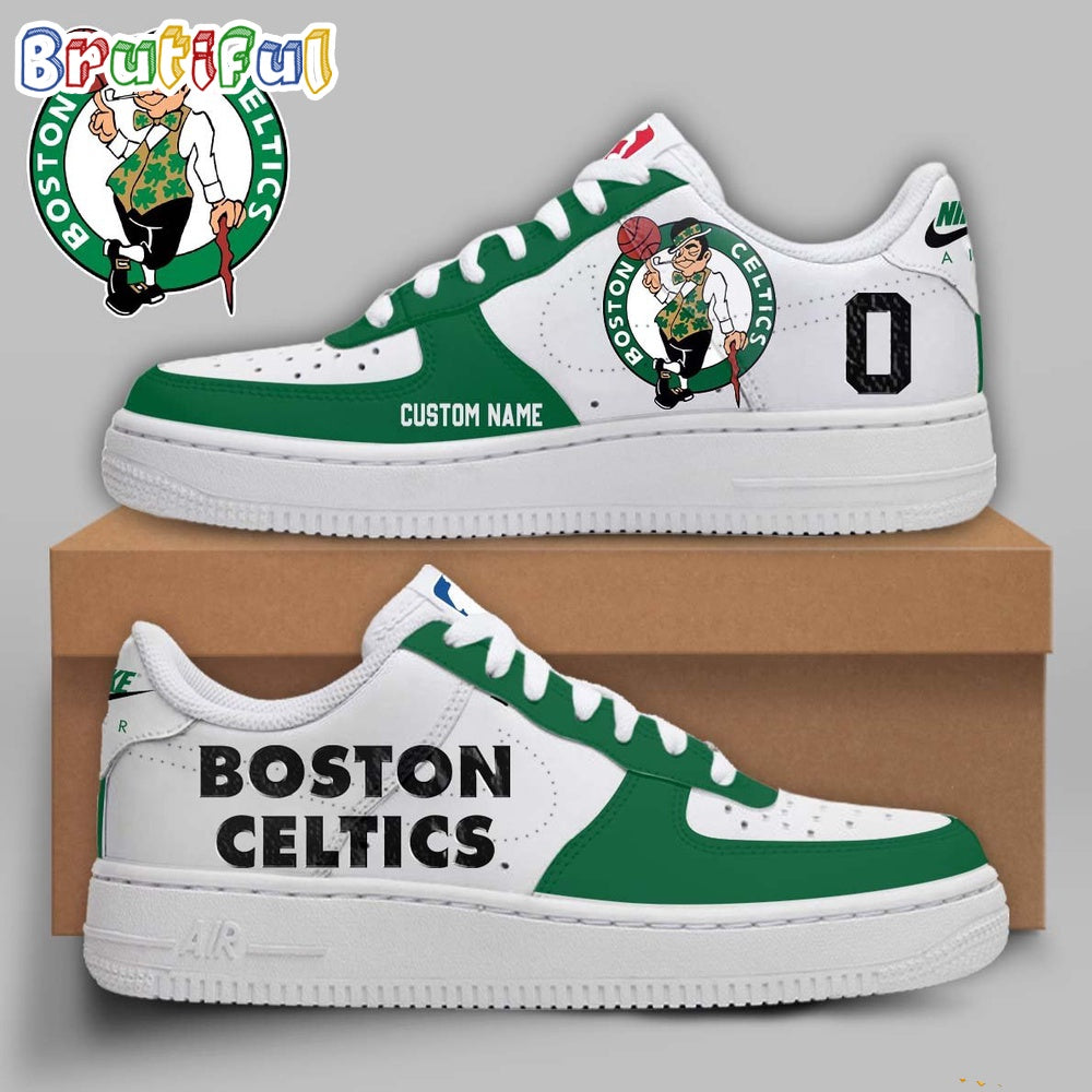 Boston Celtics Air Force 1 Shoes Sneaker