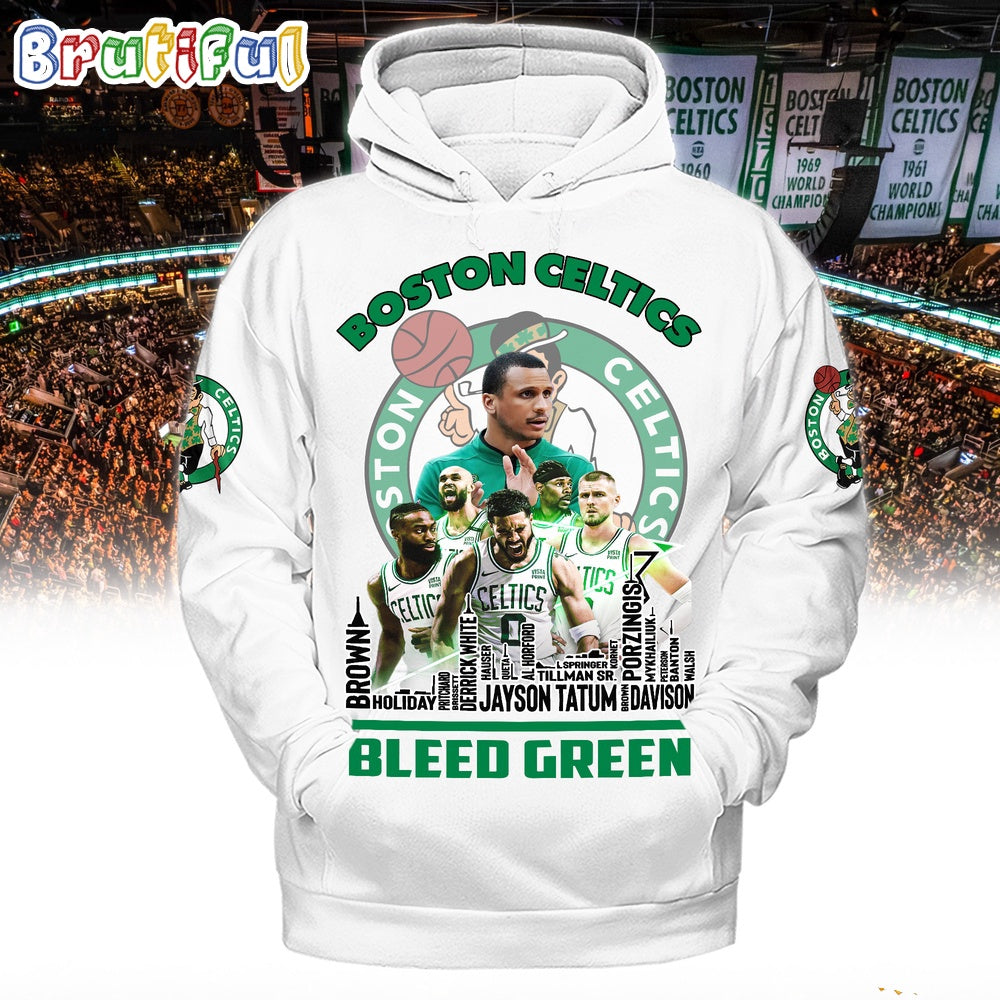 Boston Celtics Bleed Green Team Player Hoodie