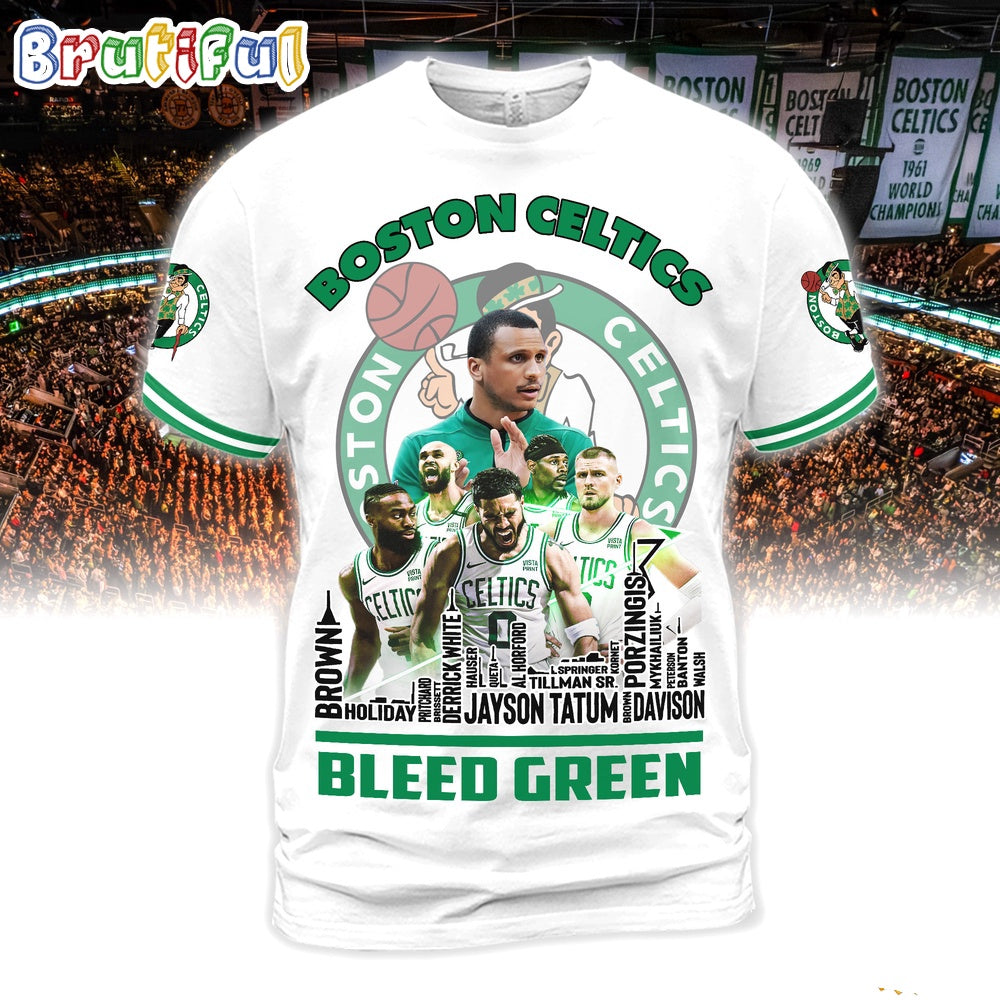 Boston Celtics Bleed Green Team Player Shirt