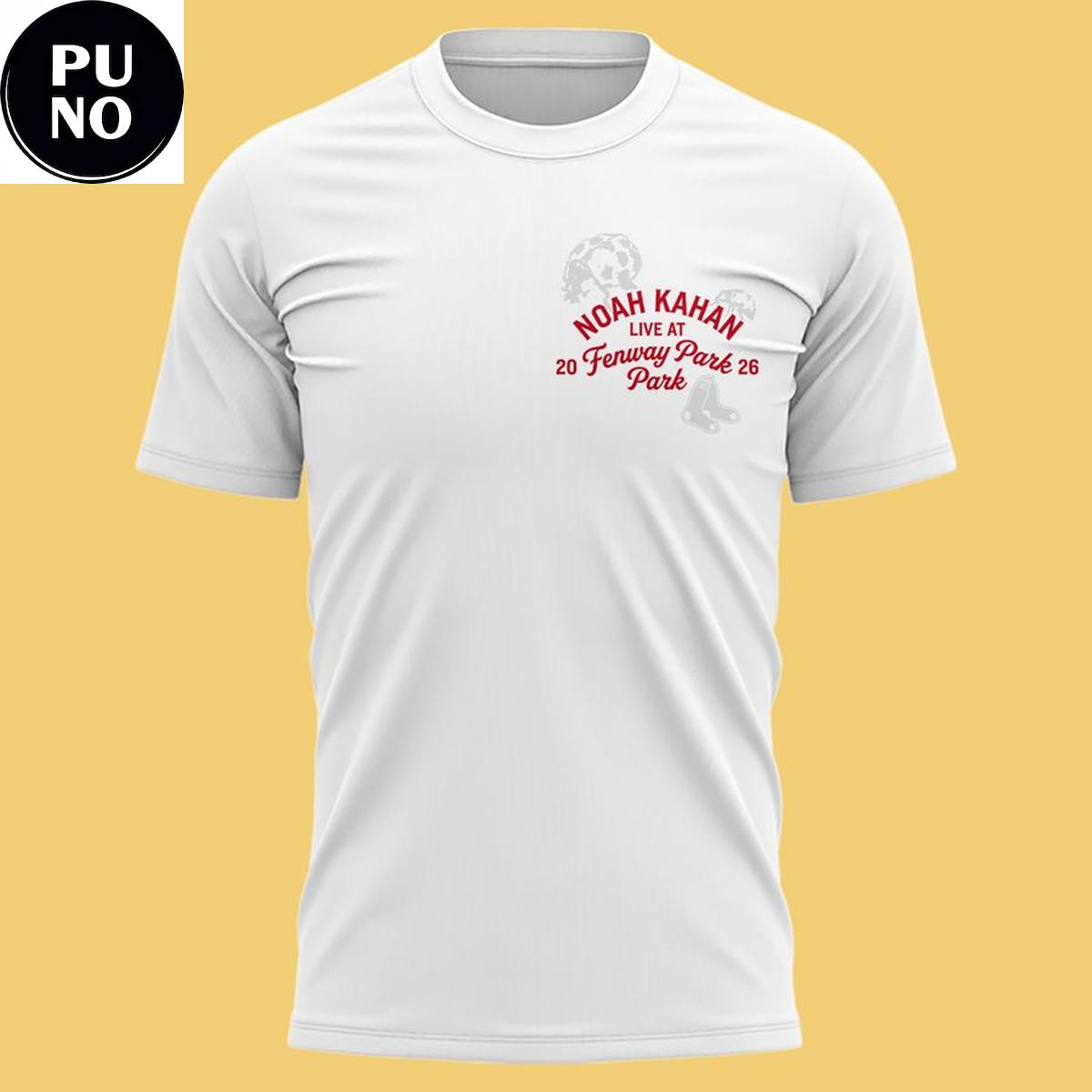 Boston Red Sox 2026 Noah Kahan The Great Divide Tour T-Shirt