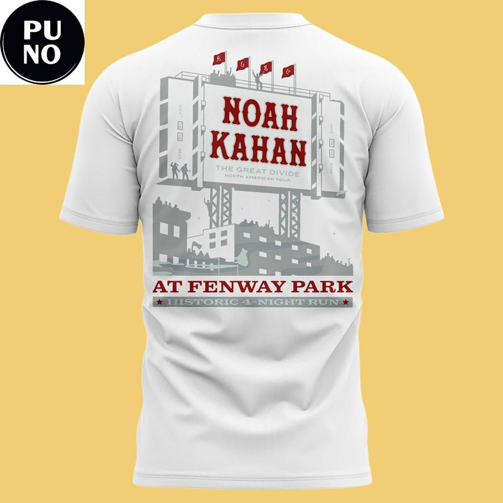 Boston Red Sox 2026 Noah Kahan The Great Divide Tour T-Shirt