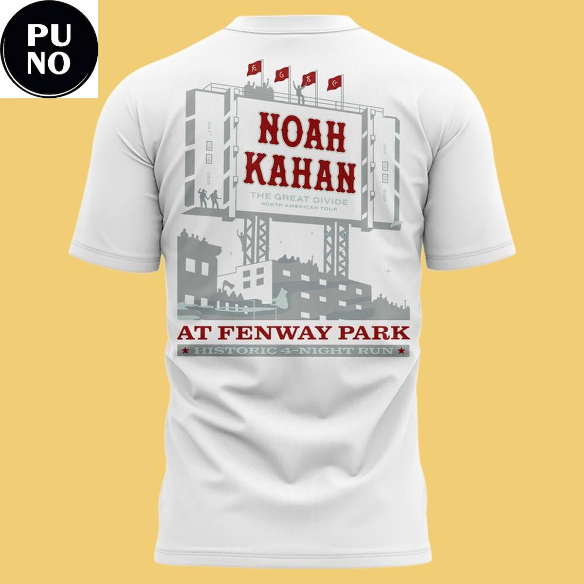 Boston Red Sox 2026 Noah Kahan The Great Divide Tour T-Shirt
