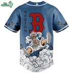 Boston Red Sox × Gear 5 Luffy Crossover Jersey