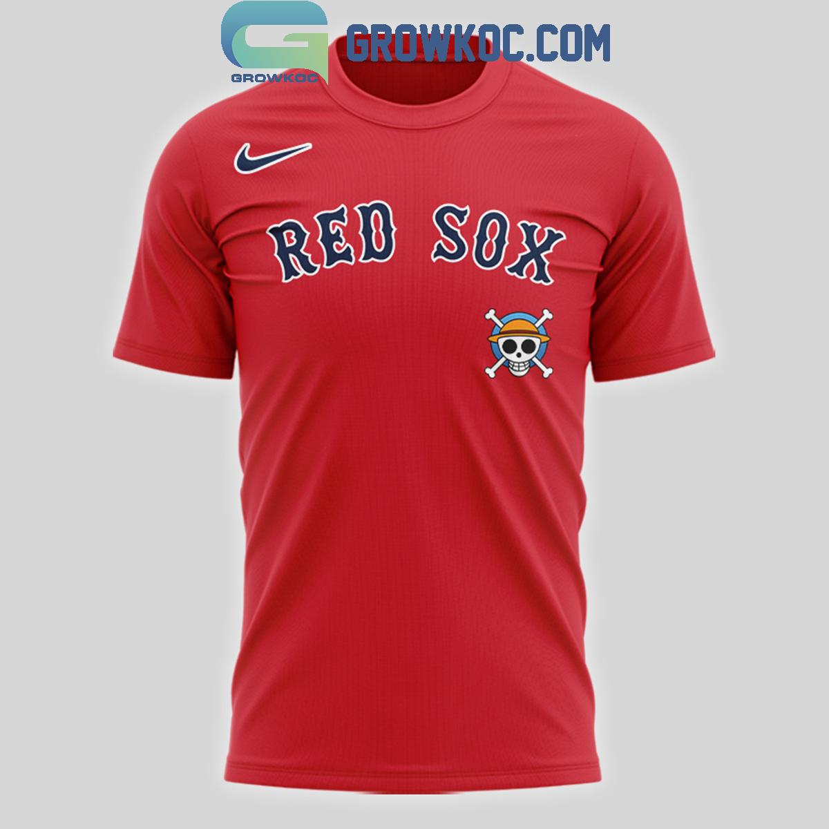 Boston Red Sox One Piece Night Personalized Hoodie T-Shirt
