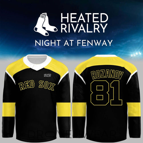 Boston Red Sox X Heated Rivalry Ilya Rozanov #81 Limited Hockey Jersey