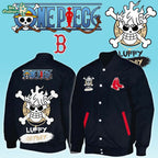 Boston Red Sox x One Piece 2026 Anime Bomber Jacket Version 2