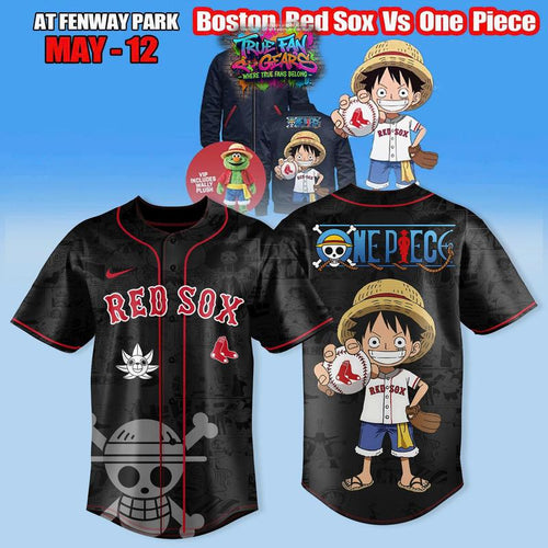 Boston Red Sox x One Piece Night 2026 Limited Edition Baseball Jersey