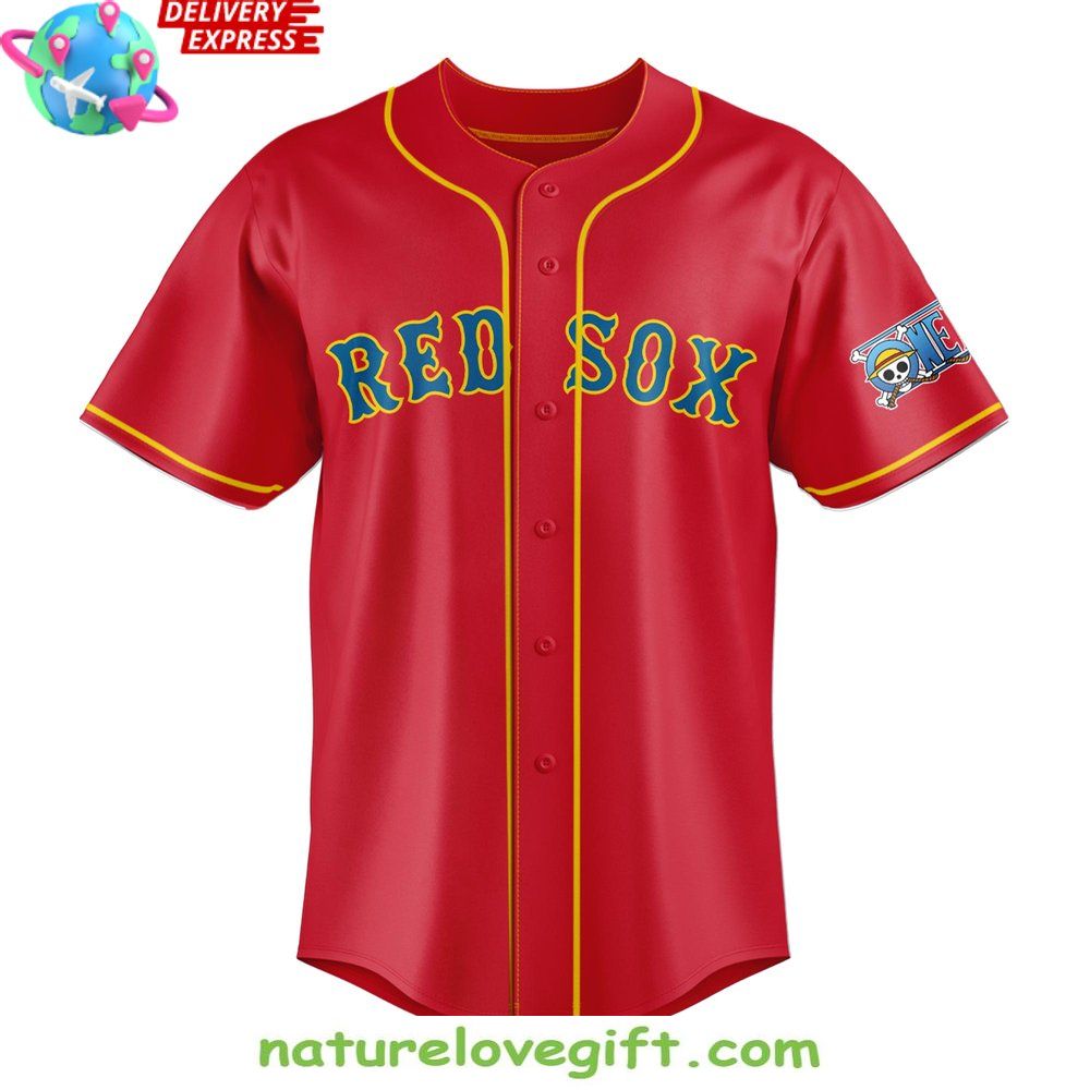 Boston Red Sox One Piece Night Baseball Jersey