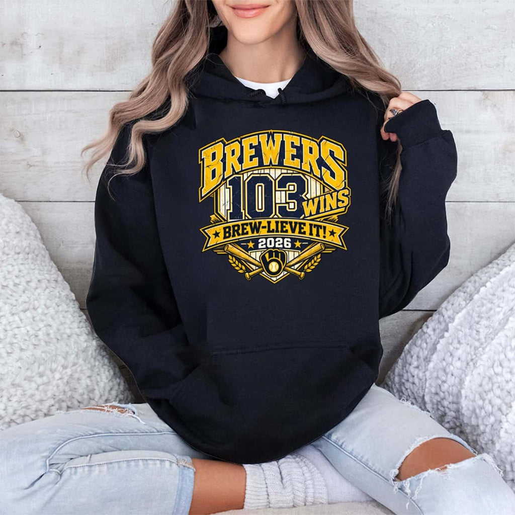 Brewers 103 Wins Brew-Lieve It 2026 Shirt