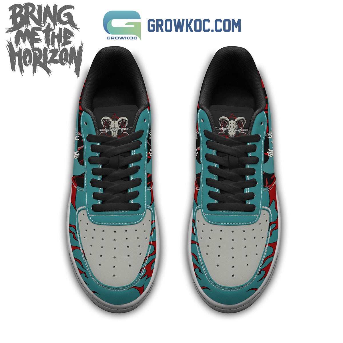 Bring Me The Horizon Save Me Grom Myself Air Force 1 Shoes
