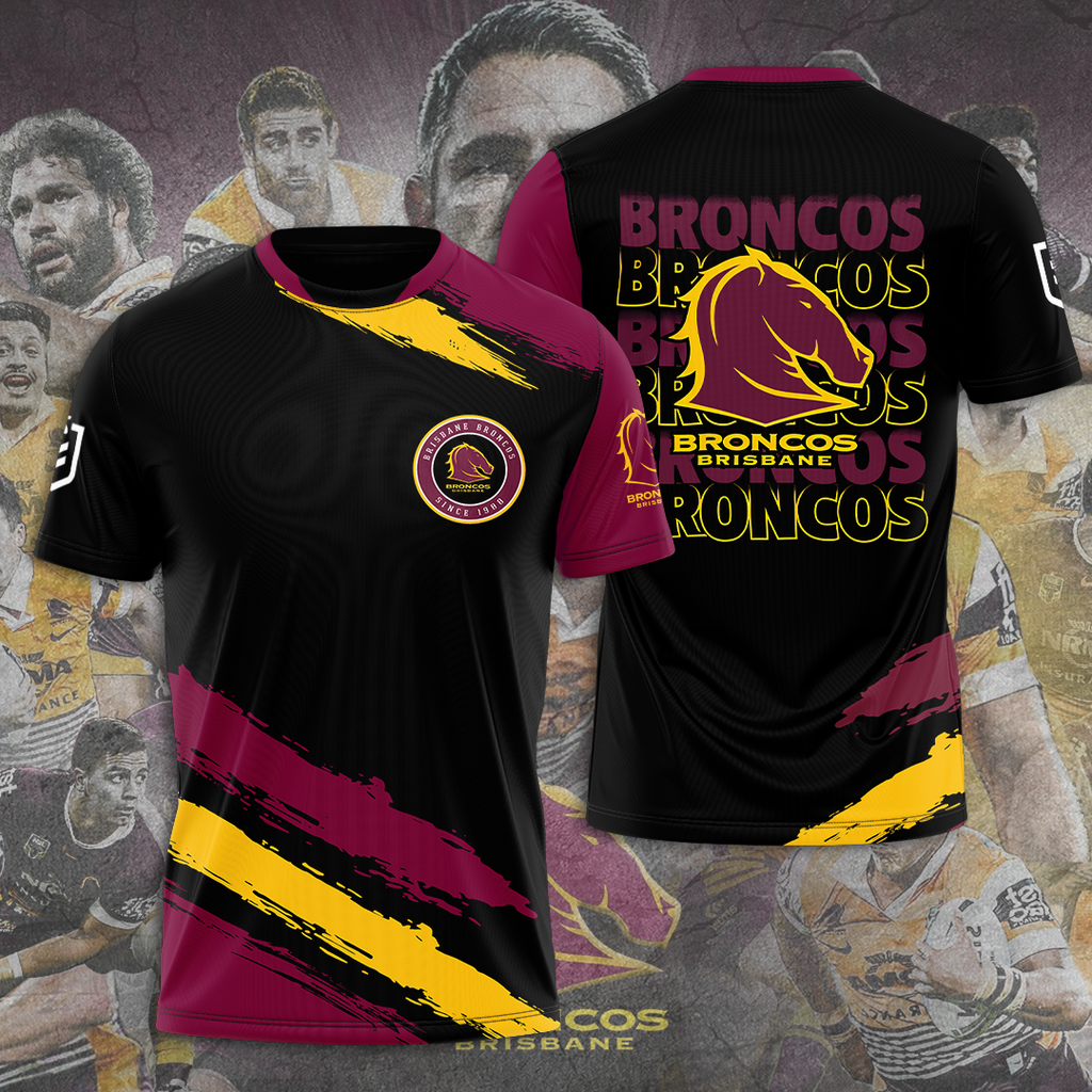 Brisbane Broncos 3D Apparel – TANTN 4945