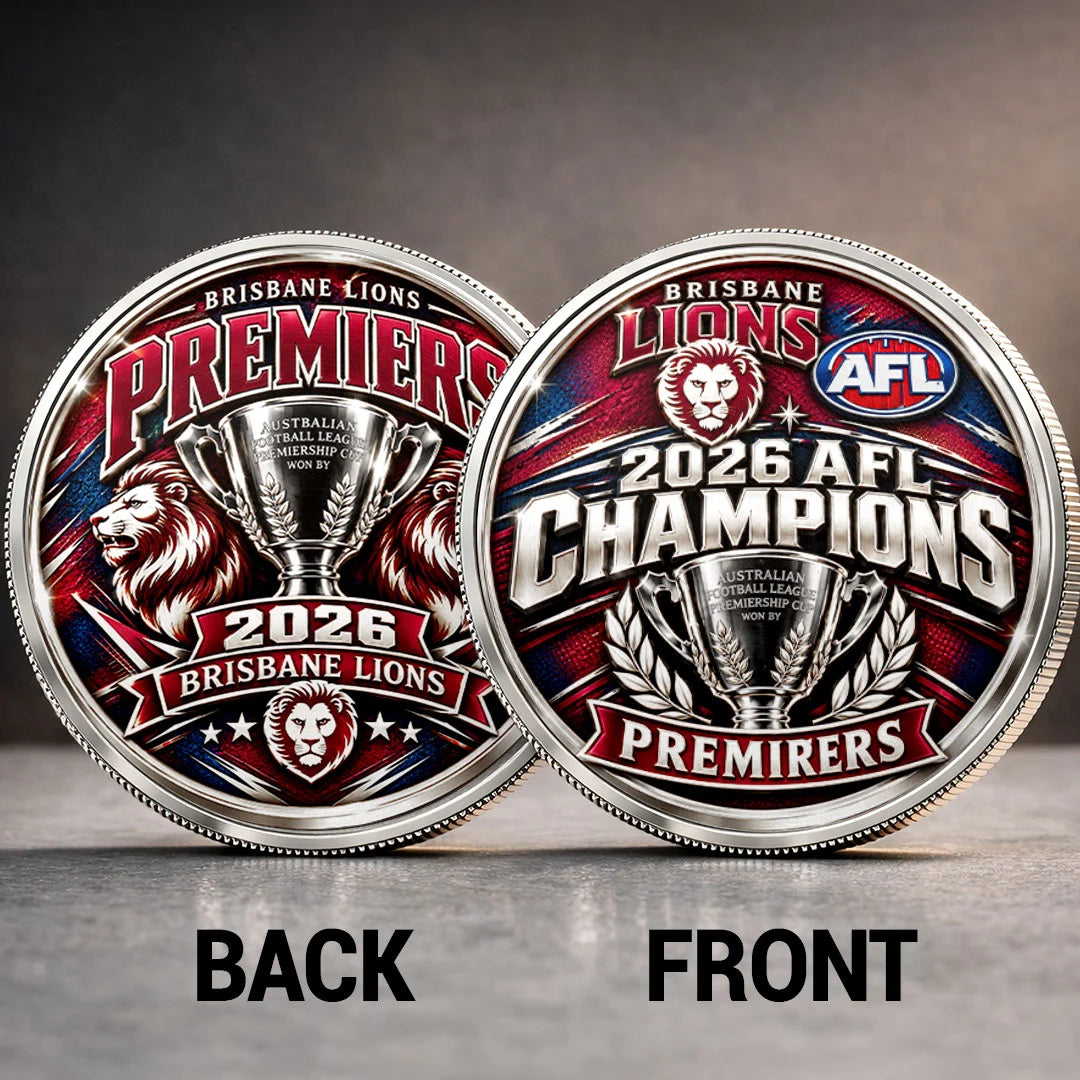 Brisbane Lions 2026 AFL Premiers Commemorative Coin – HOATT21343