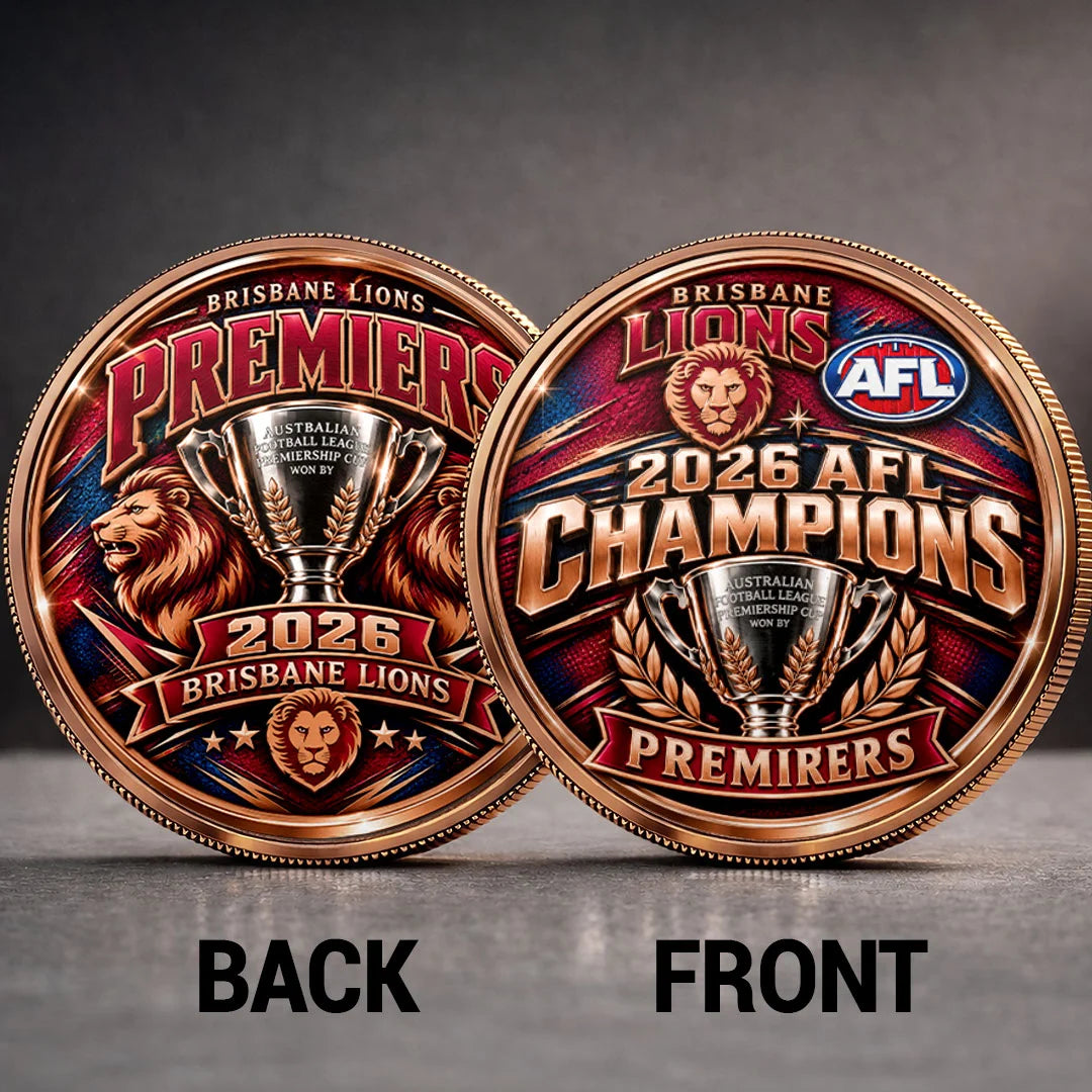 Brisbane Lions 2026 AFL Premiers Commemorative Coin – HOATT21343