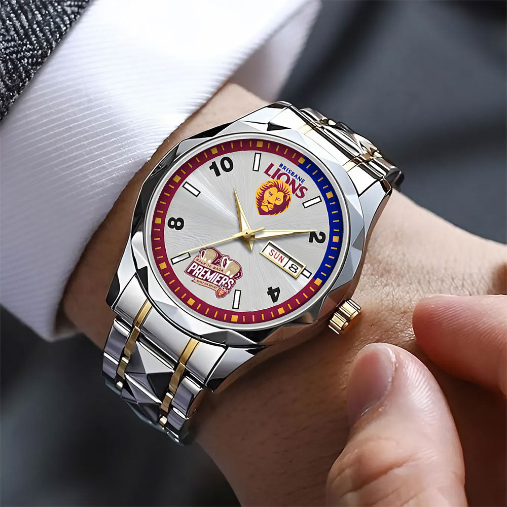 Brisbane Lions Premiers 2025 Alloy Luxury Quartz Watch - TANTN16884