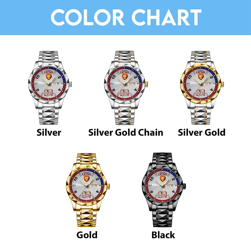 Brisbane Lions Premiers 2025 Alloy Luxury Quartz Watch - TANTN16884