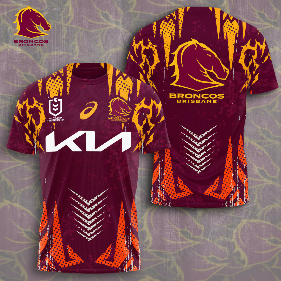 Brisbane Broncos 3D Apparel – VANDH 4453