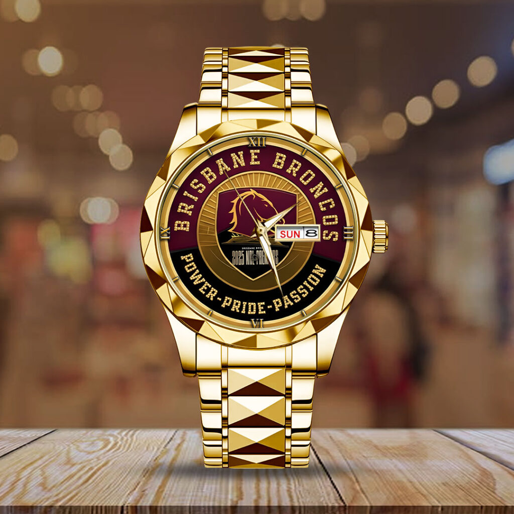 Brisbane Broncos Alloy Luxury Quartz Watch - TMTHU2162
