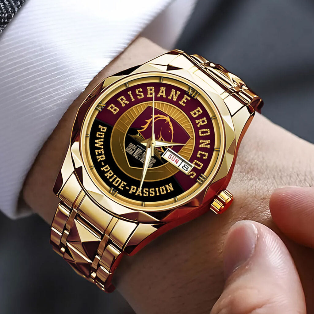 Brisbane Broncos Alloy Luxury Quartz Watch - TMTHU2162