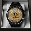 Brisbane Broncos 2025 Premiership Black Stainless Steel Watch – TANTN17396