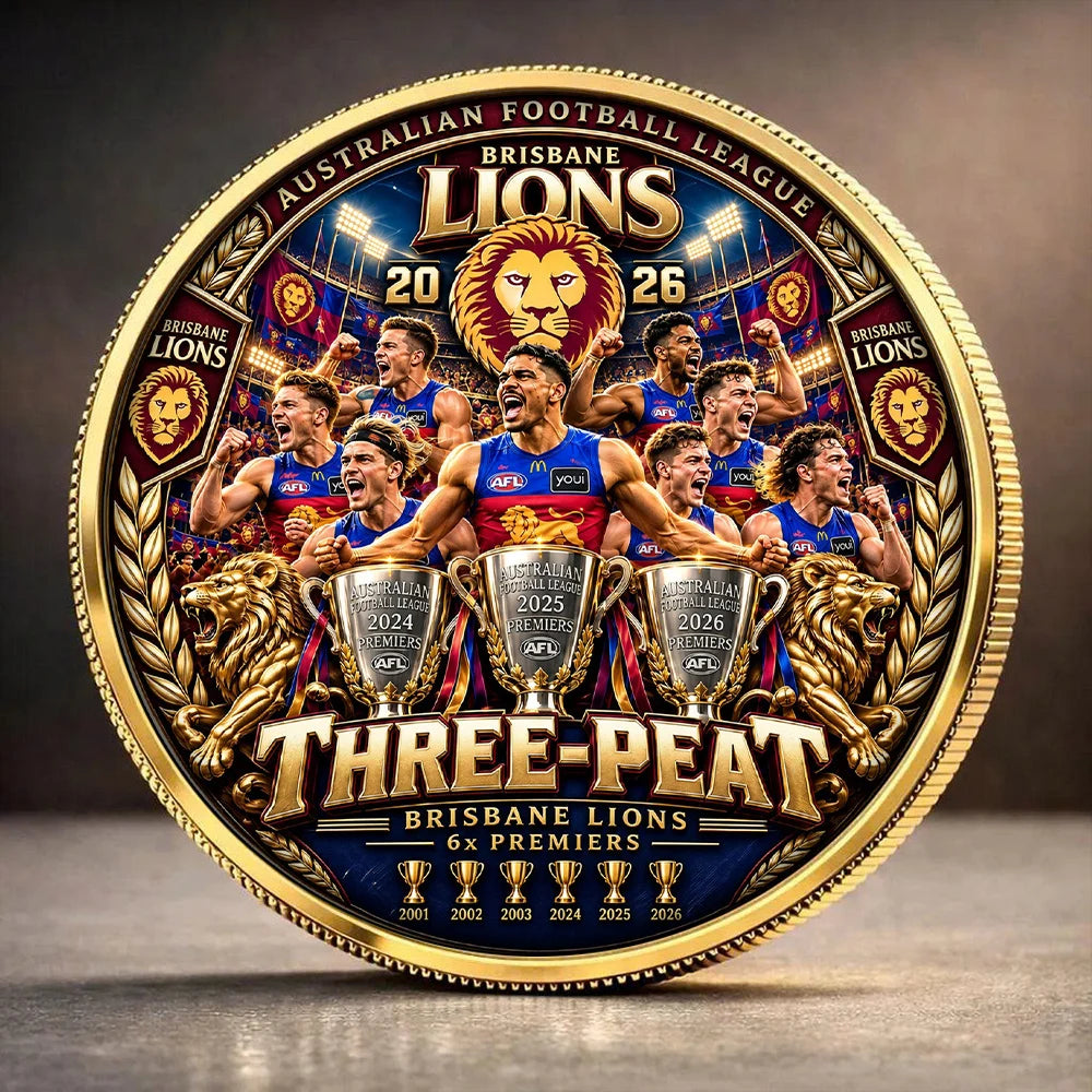 Brisbane Lions 2026 AFL Premiers Commemorative Coin – TANTN25866