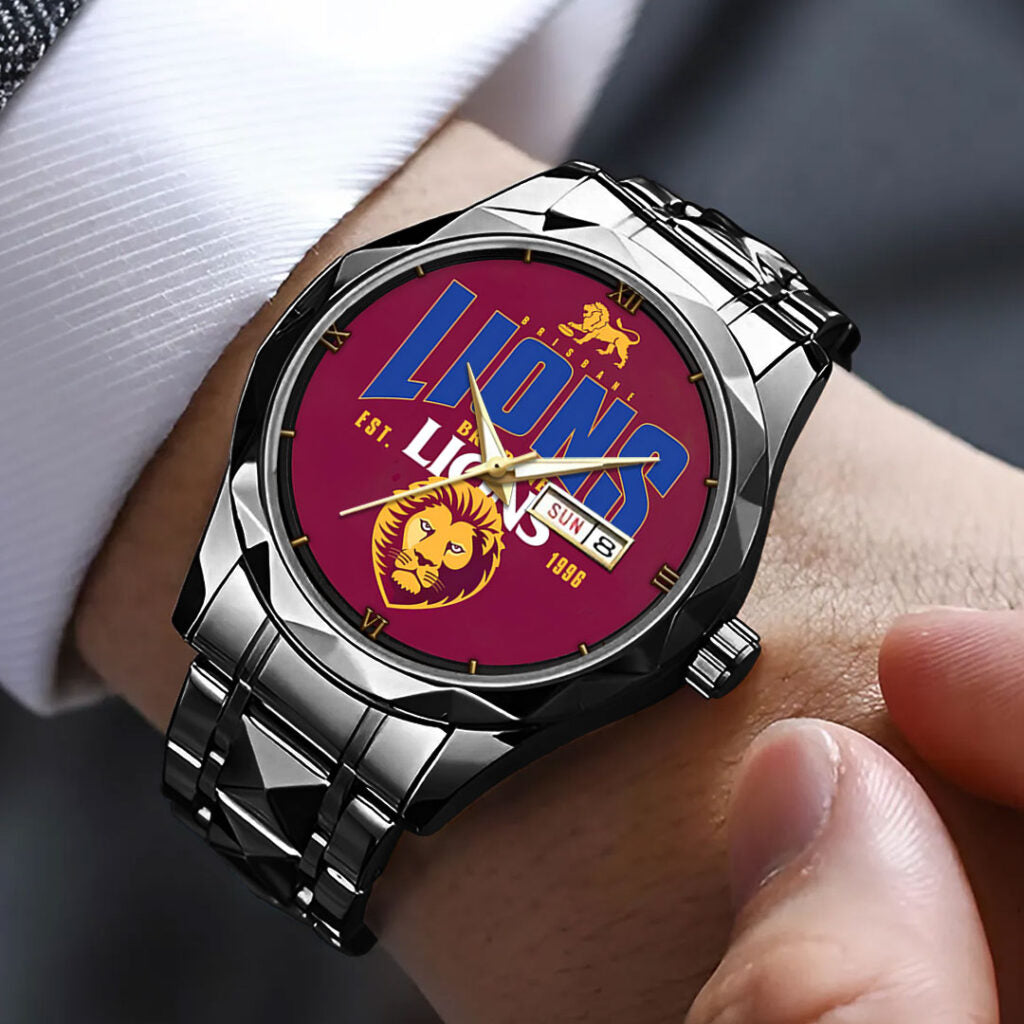 Brisbane Lions Premiers 2025 Alloy Luxury Quartz Watch - GNE4501