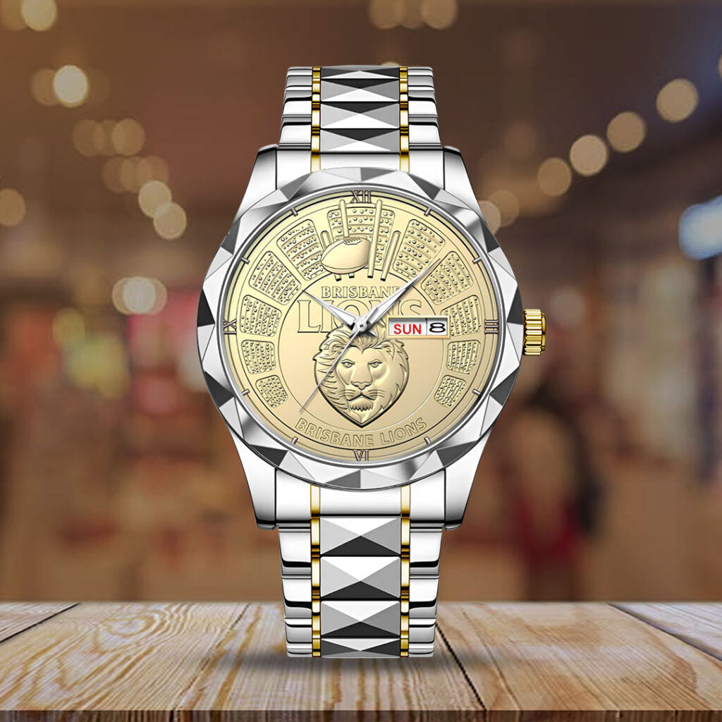 Brisbane Lions Premiers 2025 Alloy Luxury Quartz Watch - GNE4502
