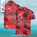 Browns Hawaiian Shirt – Red Dawg Pound Vintage Pattern