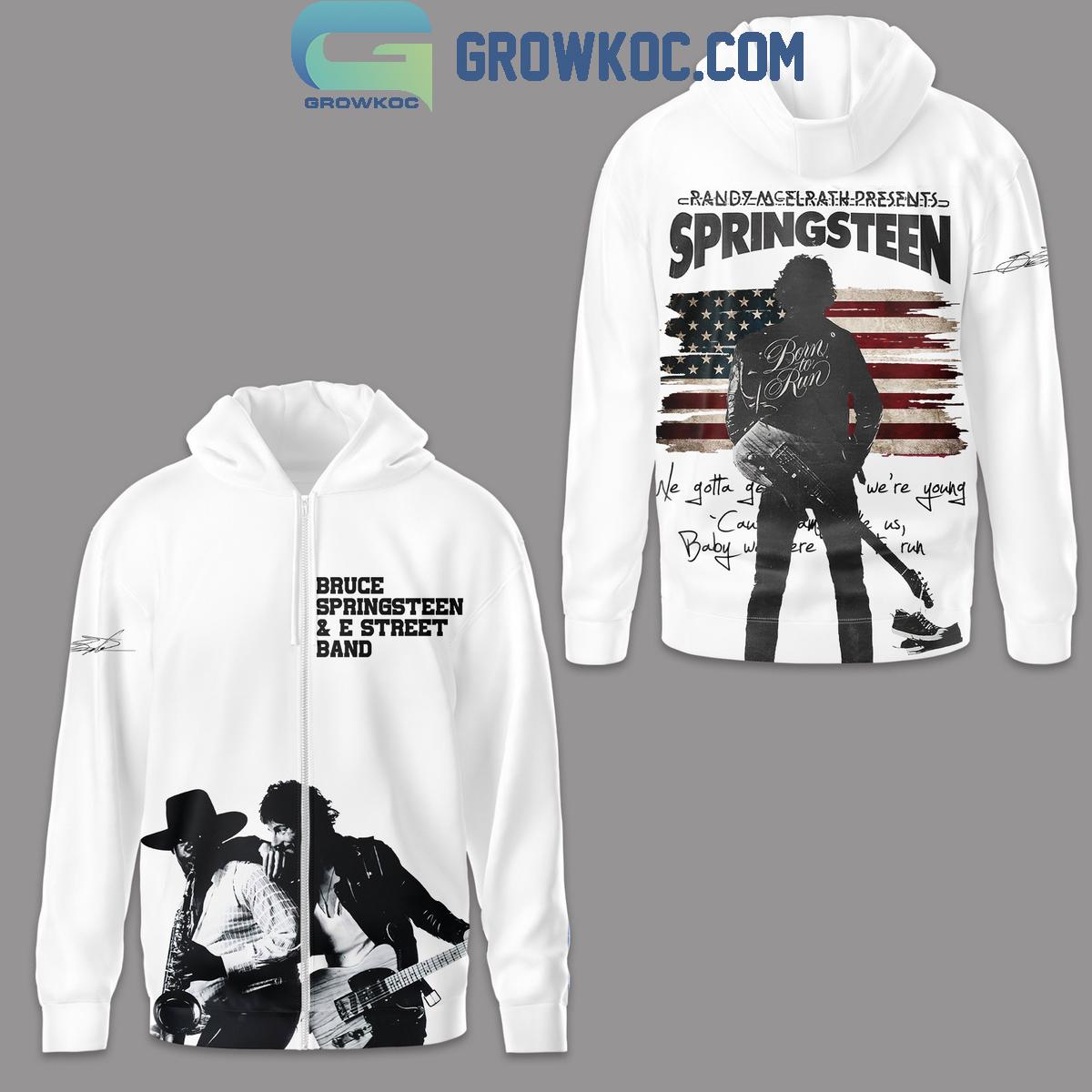Bruce Springsteen And E Street Band Randy McElrath Presents Hoodie T Shirt