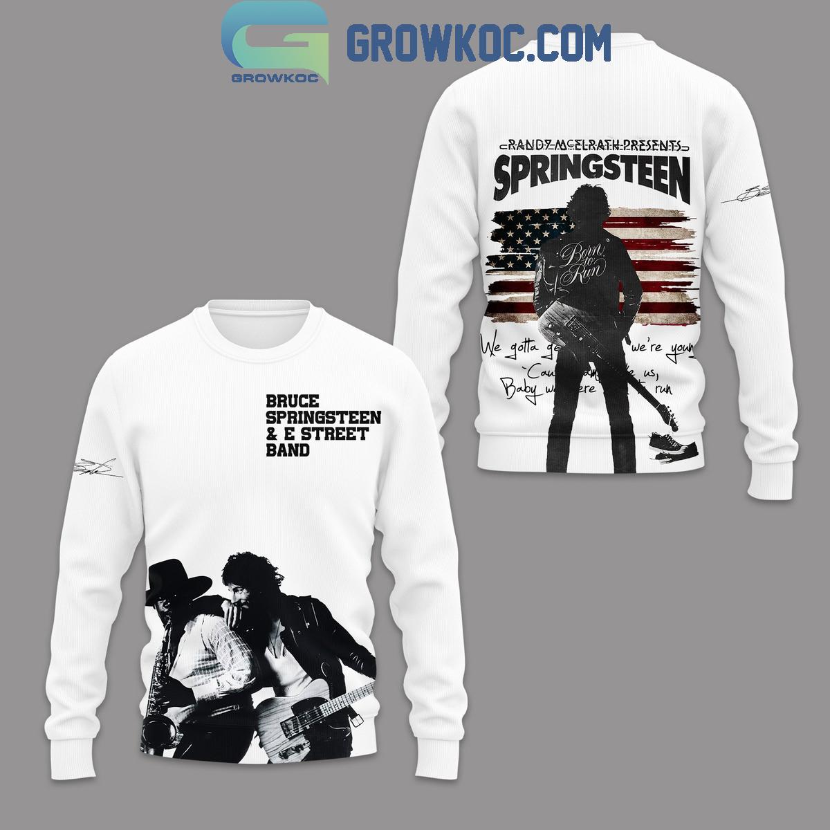 Bruce Springsteen And E Street Band Randy McElrath Presents Hoodie T Shirt