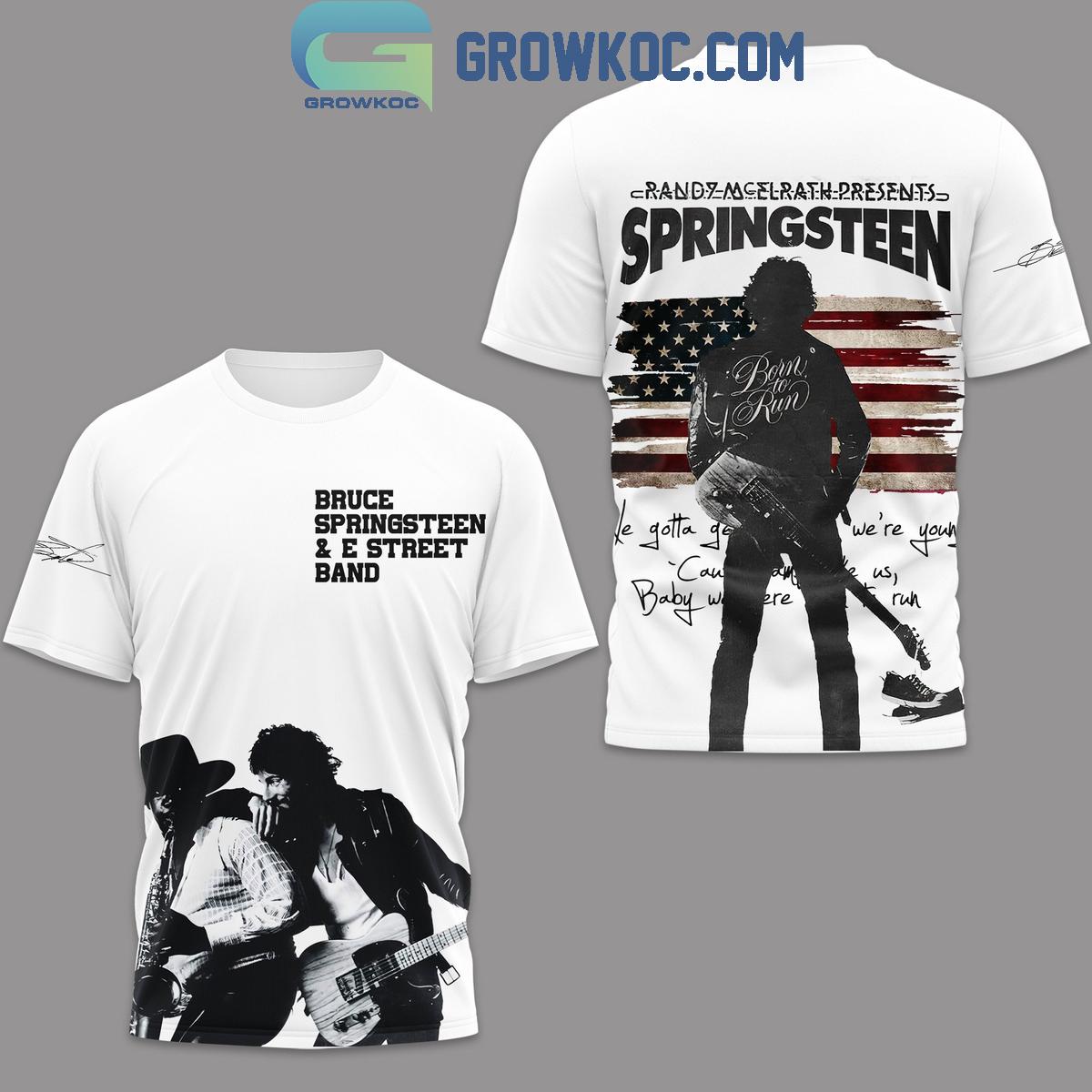 Bruce Springsteen And E Street Band Randy McElrath Presents Hoodie T Shirt