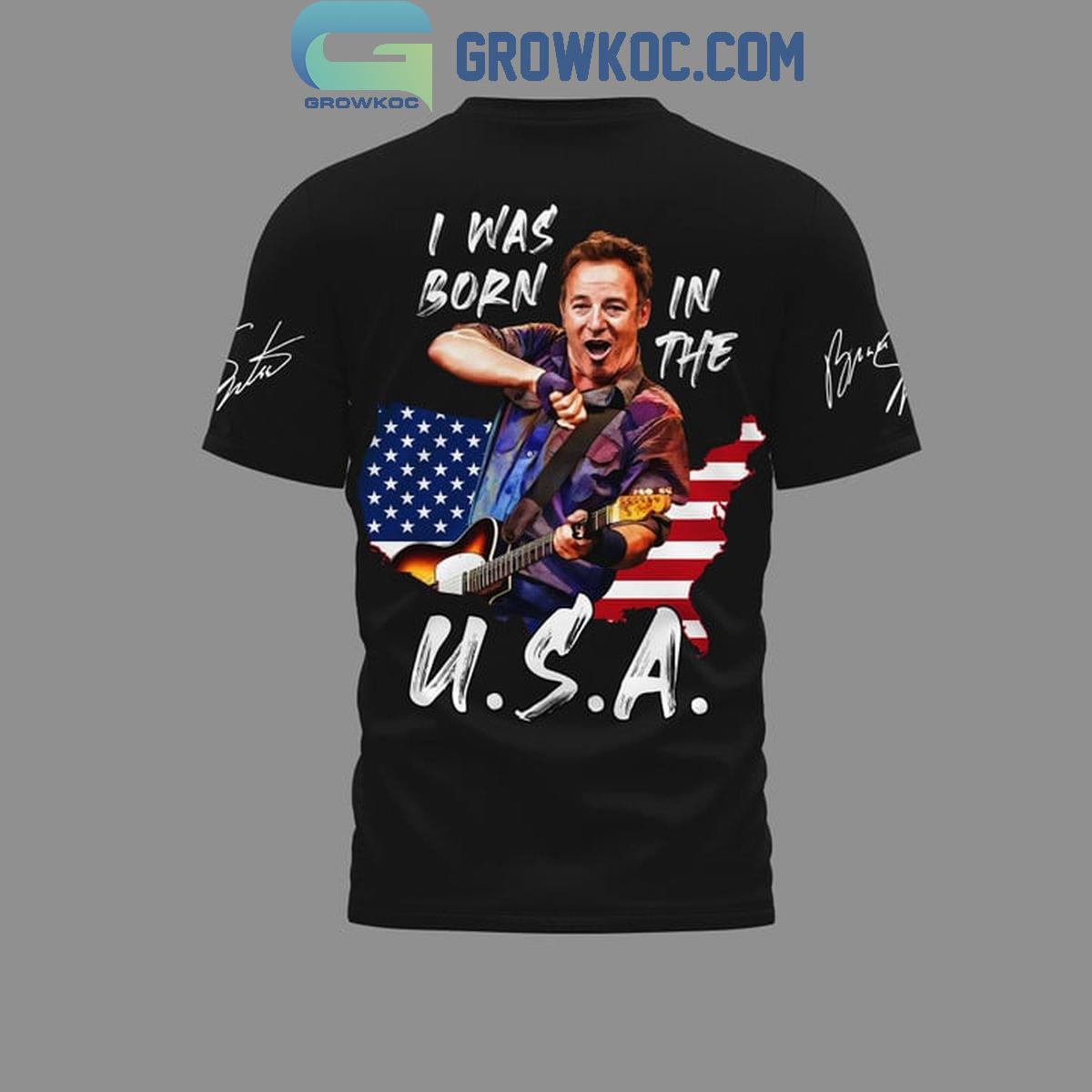 Bruce Springsteen I Was Born In The USA Hoodie Shirts