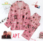 Rose Bruno Mars APT Pajamas Set Pink Pajamas Sets for Fans