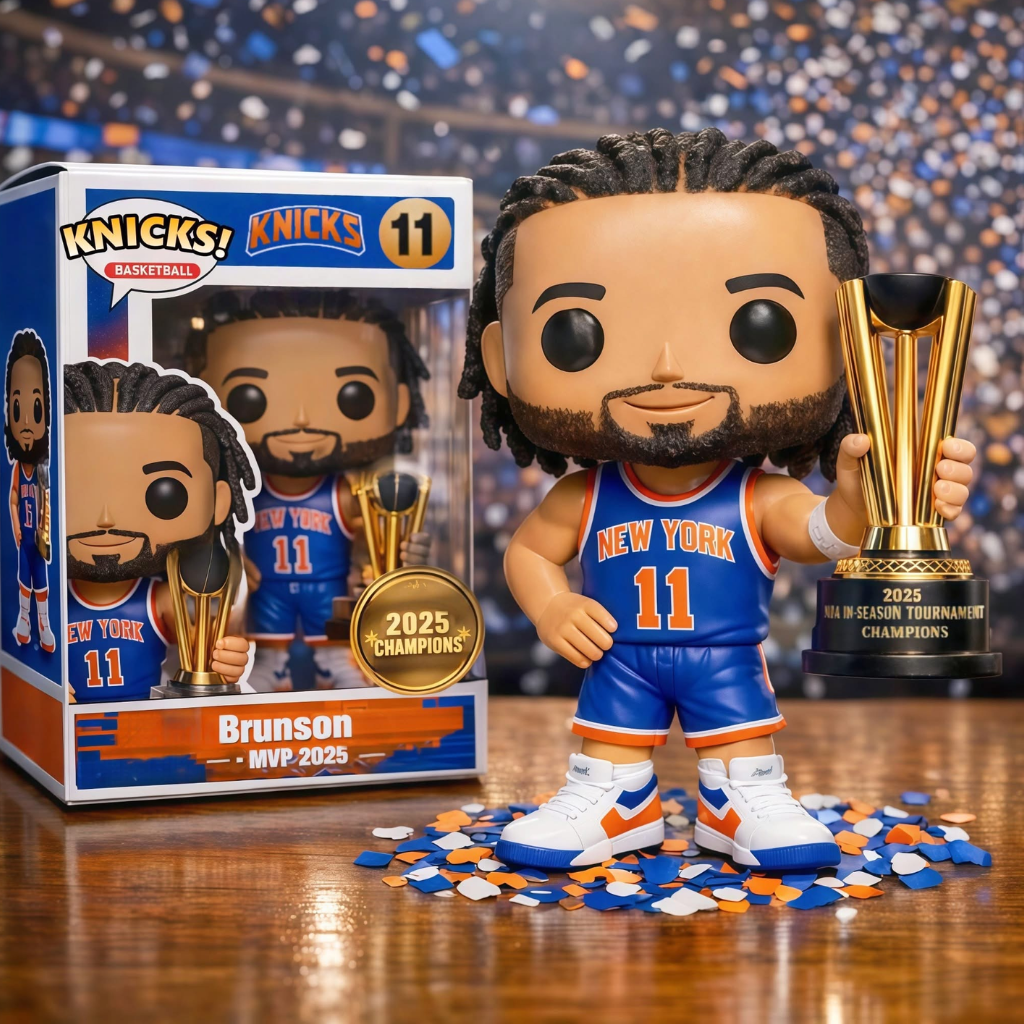Brunson Knicks Basketball Pop Figure! Doll