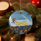 Ohio State Brutus cross out M Michigan Ornament