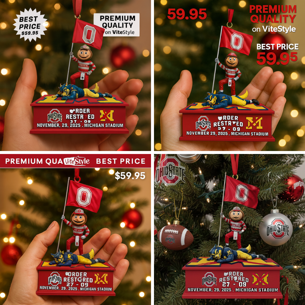 Brutus Ohio State Beat Michigan Ornament