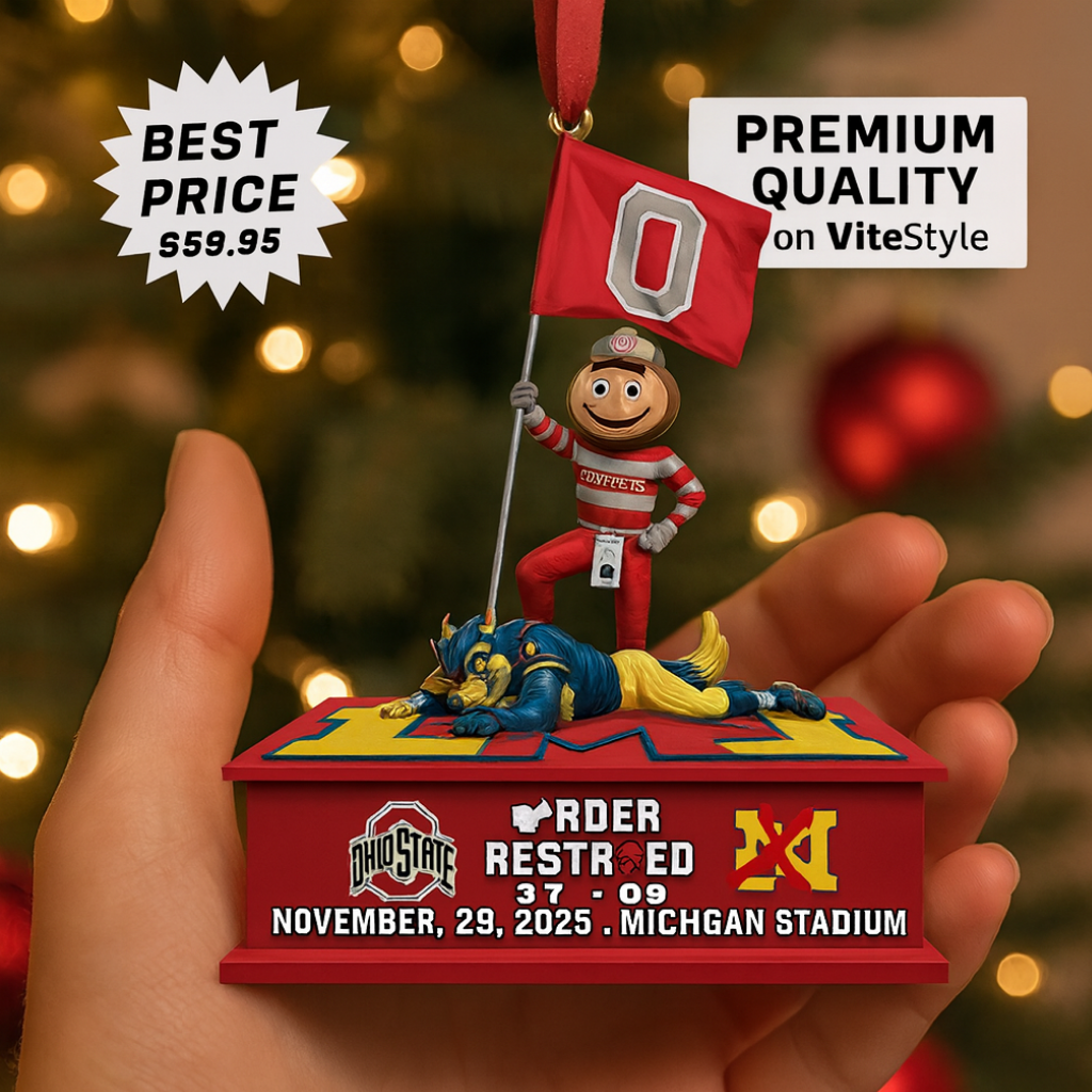 Brutus Ohio State Beat Michigan Ornament