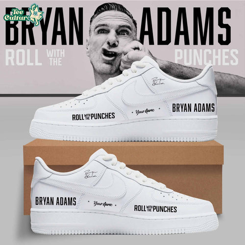 Bryan Adams Roll With The Punches Tour Air Force 1 Sneakers
