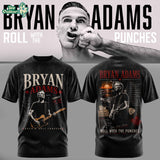 Bryan Adams Roll With The Punches Tour Graphic T-Shirt V4