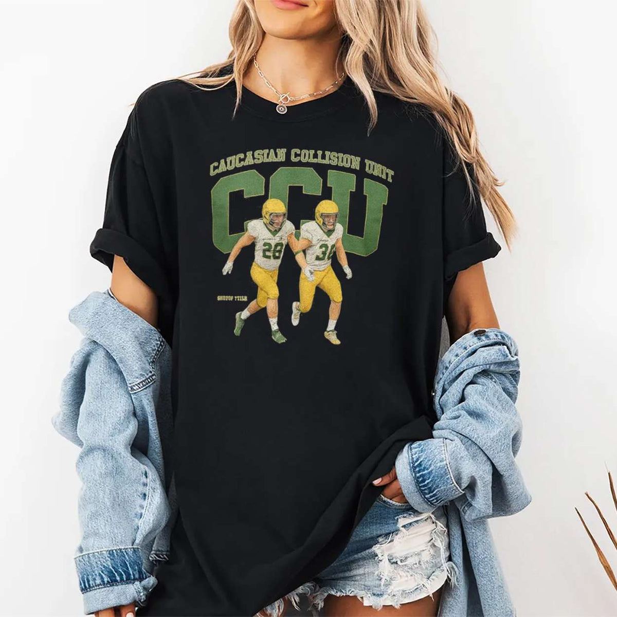 Bryce Boettcher Dillon Thieneman Caucasian Collision Unit CCU Shirt