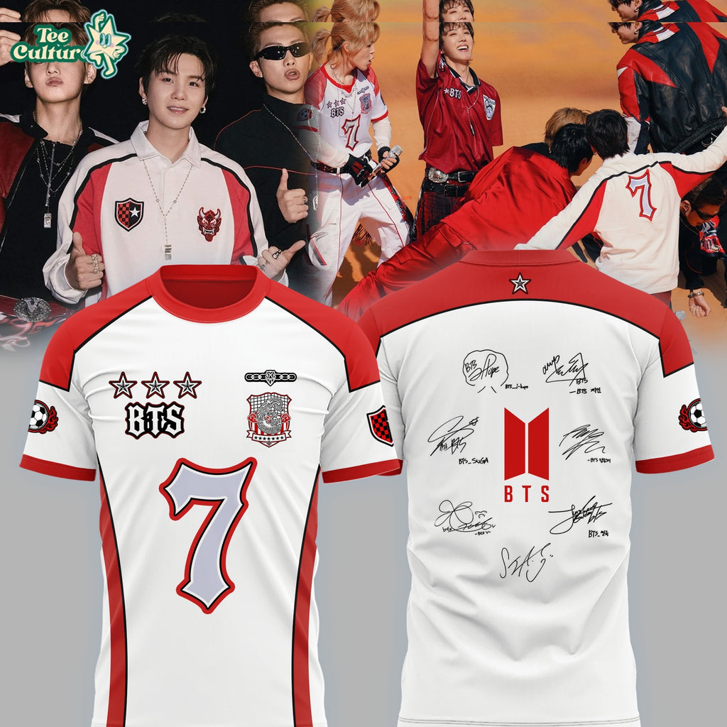 Bts World Cup Finals Half-time Show Limited Edition Shirt