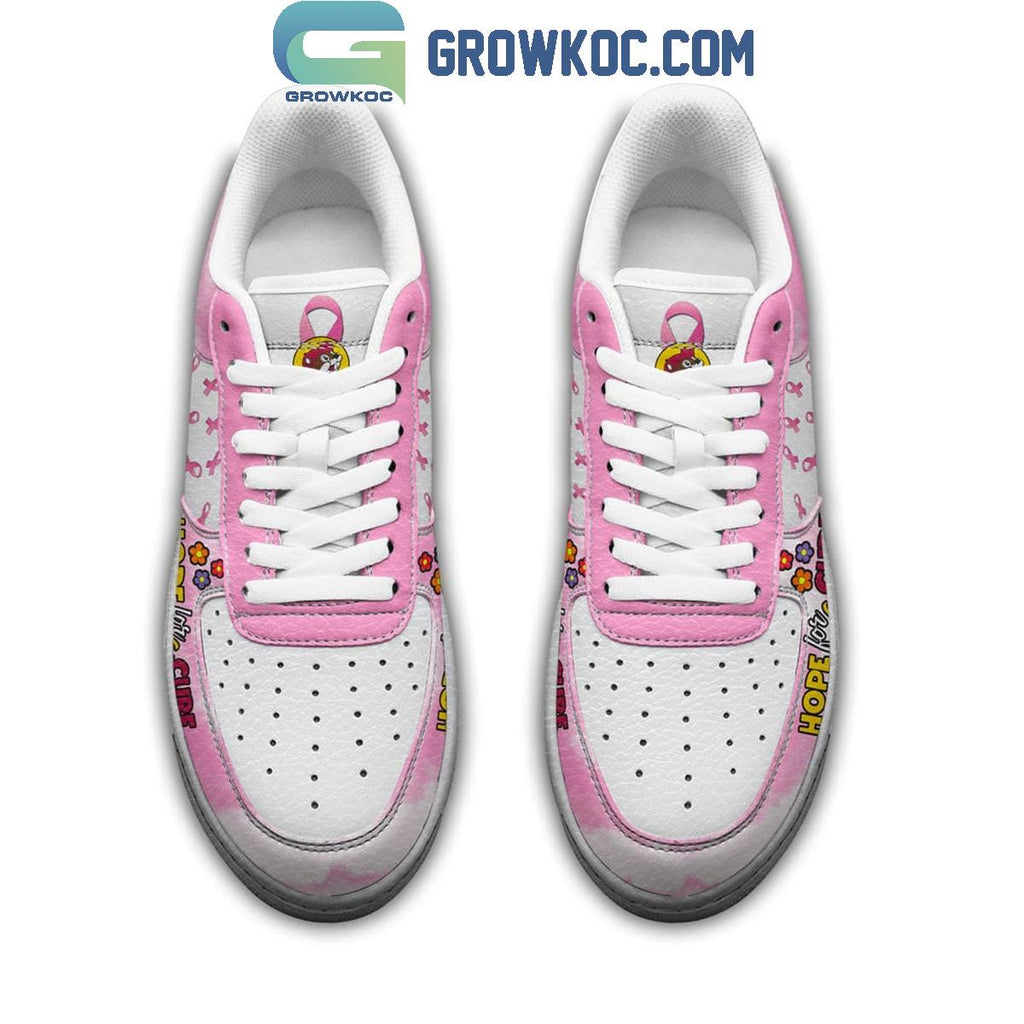Buc-ee’s Hope For A Cure Air Force 1 Shoes