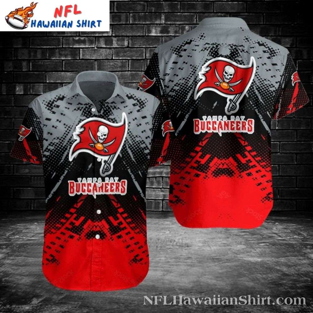 Buccaneers Digital Red Zone Rush Hawaiian Shirt