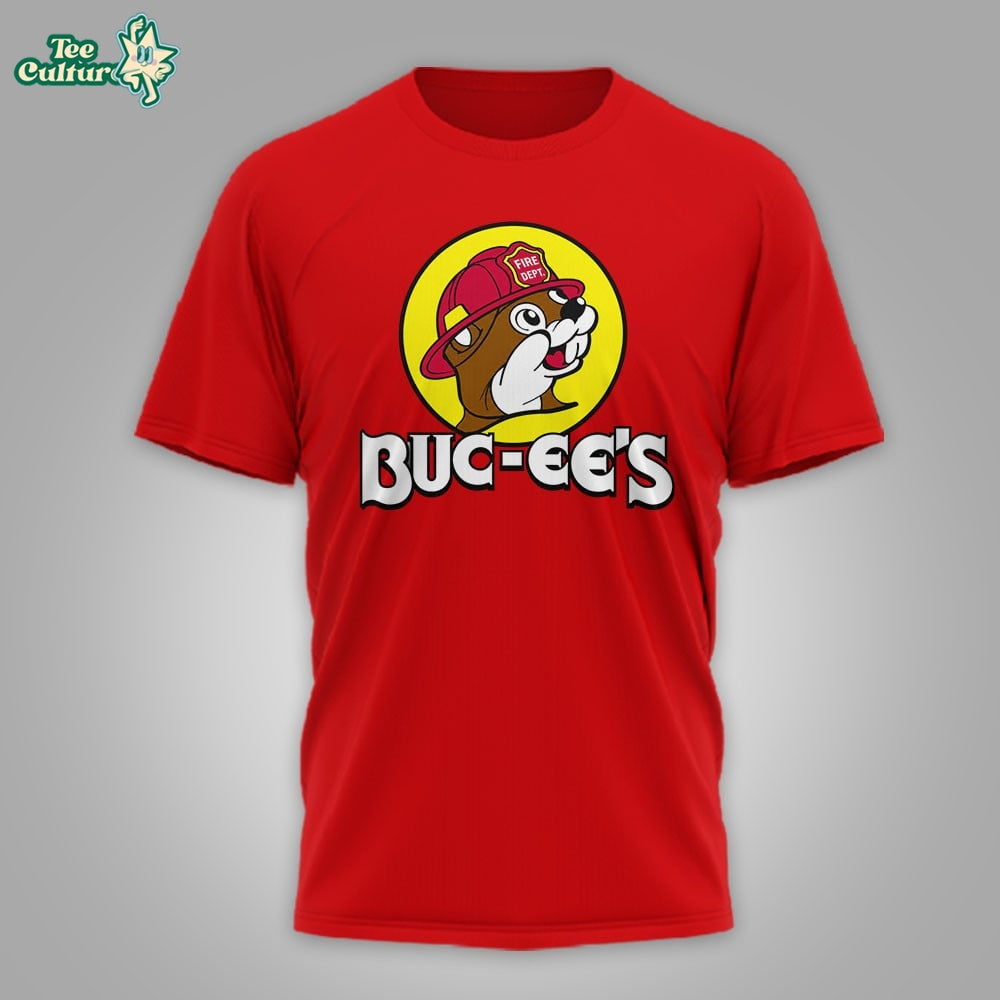 Buc-ee’s Firefighter Engine House Designs Built By Fire Logo 2026 3D Shirt