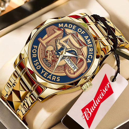 Budweiser 150th Annieversary Alloy Luxury Quartz Watch - GNE5258