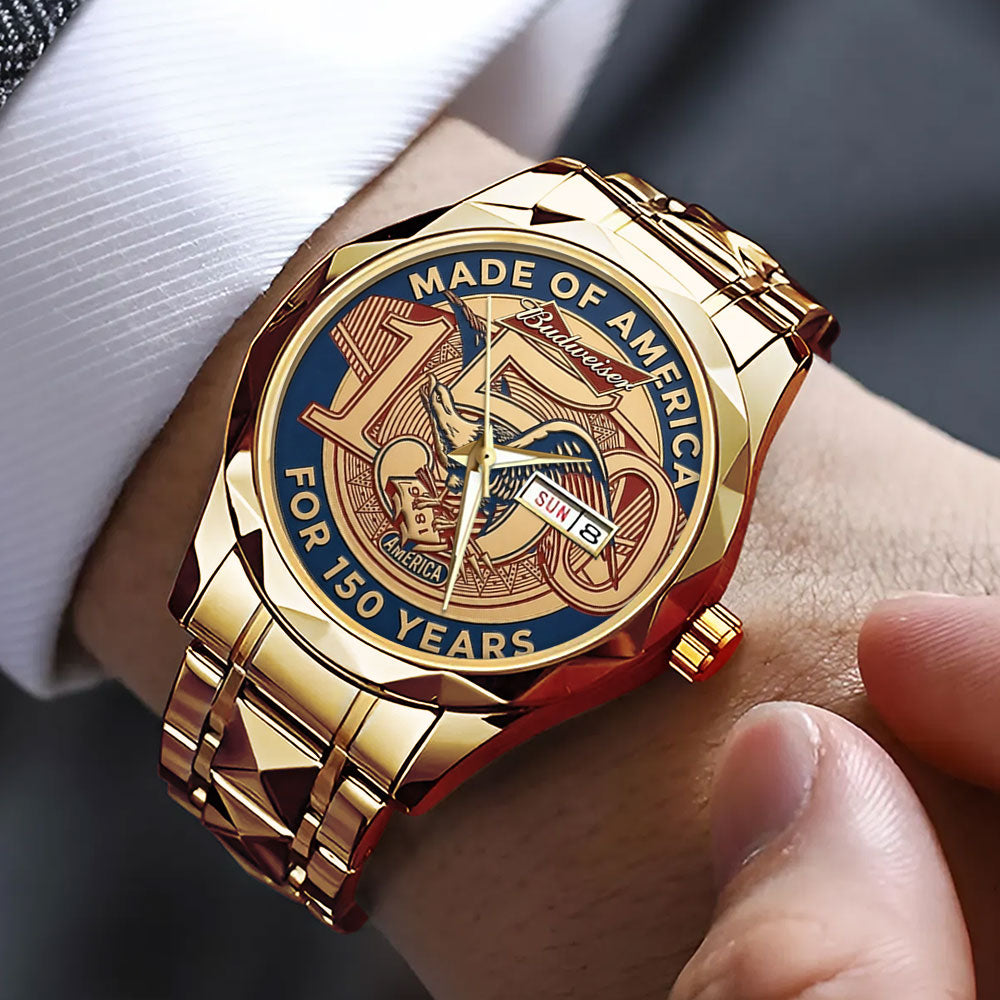 Budweiser 150th Annieversary Alloy Luxury Quartz Watch - GNE5258